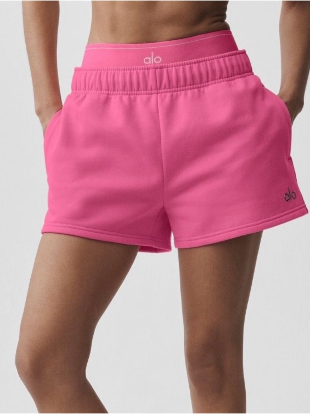 ALO Yoga Pink Athletic Shorts